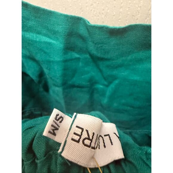 Sea Lustre Lucia Maxi Dress Green  Linen Summer Resort Boho Vacation Size S/M NW - Picture 7 of 8